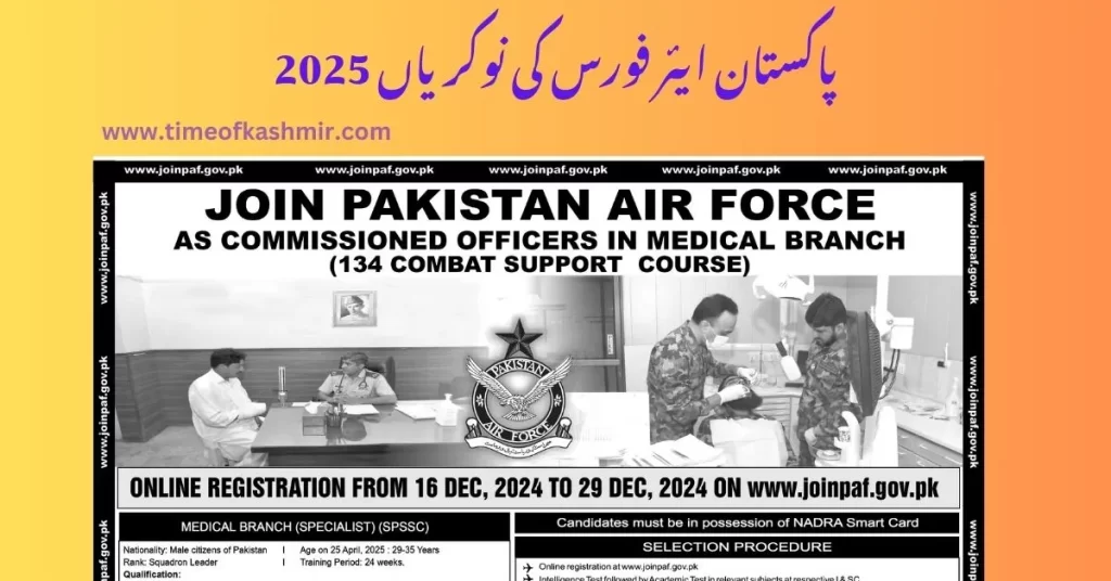 Pakistan Air Force Jobs 2025